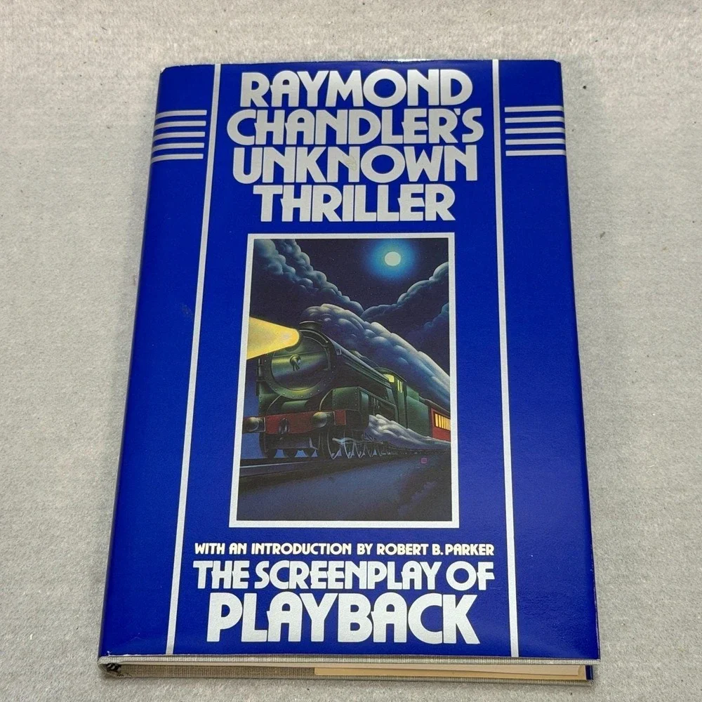 Vintage 1985 Raymond Chandler's Unknown Thriller The Screenplay of Playback HC/D